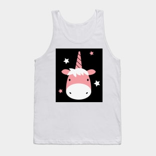 Unicorn (black) Tank Top